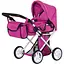 Кукольная коляска Carrello Unico 9346 Hot Pink - миниатюра 1