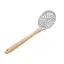 Шумівка силіконова під мармур з дерев'яною ручкою 33.5 см, Kitchen Master Бежевий 86312 - мініатюра 4