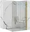 Душевая стенка Rea Cortis 120 gold REA-K8485 - миниатюра 2