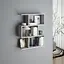 Полка для книг навесная Vays M-50 Бетон - миниатюра 1