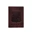 Кожаная обложка для паспорта с польским гербом бордовая Crazy Horse - миниатюра 6