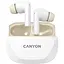 Навушники Canyon TWS HEXAGON 7 TWS ANC+ENC Wireless Charge White Beige (CNS-TWS7WB) - мініатюра 1