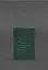 Кожаная обложка для военного билета офицера запаса 8.2 зеленая Crazy Horse - миниатюра 2