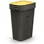 Баки для сортування сміття Prosperplast Keden Compacta Q Plus, комплект 3x35 л, чорний, кришка синя, зелена, жовта - мініатюра 7