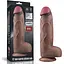 Фаллоимитатор Dual-Layered Silicone Nature Cock 12'' 31 см коричневый - миниатюра 1