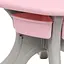 Детский столик с двумя стульями Bambi NEW TABLE-8 серо-розовый - миниатюра 4