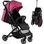 Прогулянкова дитяча коляска Joy Comfort L-20115 (рожева) зі сталевою рамою, футкавером та підсклянником - мініатюра 1