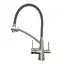 Смеситель для кухни с подключением фильтра серый/сатин шпилька Ø35 Gappo 1/8 G4398 Серый - миниатюра 1