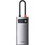 USB-хаб Baseus Metal Gleam Series 4-in-1 Multifunctional Type-C Hub Docking Station Gray (CAHUB-CY0G) [75254] - мініатюра 3