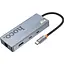USB-хаб Hoco HB52 Wow 8-in-1 Deep Space Gray [140640] - миниатюра 2