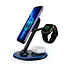 Зарядка Qi 3 in 1 Foldable Magnetic Wireless Charger X516 15W, Phone/AirPods/iWatch| - миниатюра 2