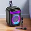 Колонка портативна Hoco HA13 Ramon 2 бездротові мікрофони - мініатюра 9