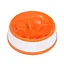 Миска-квітка AnimAll для повільного годування, кругла, 300 мл, оранжево-біла - мініатюра 1
