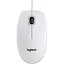 Маніпулятор миша дротова LOGITECH Corded Mouse B100 - Business EMEA - WHITE - мініатюра 1