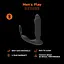 Стимулятор простати Erospace Men's Play B5, 17.3 см чорний - мініатюра 2