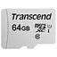 Карта памяти Transcend MicroSDXC 64GB UHS-I Class 10 300S + SD-adapter (TS64GUSD300S-A) - миниатюра 2