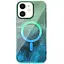 Чохол Epik TPU Shiny Mountain MagFit для Apple iPhone 11, 6.1 Green/Blue - мініатюра 1