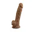 Фалоімітатор Silexd Premium Silicone Dildo Model 1 Size 7 18.8 см тілесний - мініатюра 3