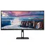 TFT 34` AOC CU34V5C/BK, WQHD, VA, 100Гц, 1 мс, изогнутый, HDMI, DP, USB-C, USB-hub, колонки, черный - миниатюра 1