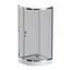 Душевая кабина Am.Pm Like 90x90 см без поддона хром W83UG-315-090CG, универсальная, прозрачная, хром - миниатюра 1
