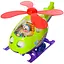 Детская каталка на палке Bambi «Вертолет» 0302(Green) зеленая - миниатюра 1
