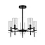 Люстра Ardero BL1750-1 CHICAGO під лампу чорний - мініатюра 2