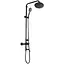 Душова система Mixxus SUS-009-J black MI2808, Чорний матовий - мініатюра 1