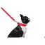 Поводок Dog Extreme из нейлона двойной (ширина 20мм, длина 122см), красный - миниатюра 7