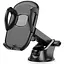 Крепление для телефона Hoco H9 General Center Console Car Holder черный - миниатюра 1