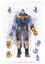 Фігурка Infinity War Marvel Thanos Бандай Танос Війна Нескінченності S.H. Figuarts Thanos - мініатюра 5
