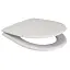 Сидение для унитаза Cersanit Eko Plus Arktik K98-0005 из дюропласта антибактериальное - миниатюра 1