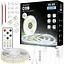 Світлодіодна стрічка COB з пультом 65,6 футів 6500K денне світло Біле - мініатюра 1
