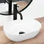 Умивальник Rea Amelia mini white накладний REA-U3322, Білий - мініатюра 2