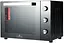 Електродуховка Castle CPE-60B, Black, 1900W, 60л, конвекція, подвійне термостійке скло, 4 нагрівальних елемента, підсвітка, таймер, термостат 70-250 °C, сховані регулятори, деко, решітка, ручка для деко, лоток для крихт - мініатюра 2