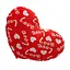Дитяча м’яконабивна іграшка "Серце LOVE" Сувенір-декор HL-M 25 cм - мініатюра 1
