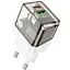 Сетевое зарядное устройство для Borofone BA80A PD20W/QC3.0 transparent черный - миниатюра 4