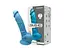 Фалоімітатор SilexD Johnny Blue (MODEL 1 size 7in), двошаровий, силікон + Silexpan, діаметр 3,8 см - мініатюра 3