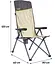 Крісло розкладне Uquip Justy XL Sand/Grey (244045) (DAS303231) - мініатюра 6
