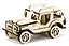 Дерев'яний конструктор Джип 45 деталей - мініатюра 5