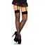 Панчохи Leg Avenue Sheer Stockings Black One size - мініатюра 1
