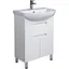 Тумба Мойдодир Тетріс 60 з умивальником Arteco 60 Білий - мініатюра 1