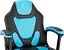 Уценка. Геймерское детское кресло GT Racer черное с синим (X-1414 Black/Light Blue) - миниатюра 4