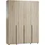 Шафа для одягу Ліра 180 4-х дверна Orange-Line 1782х500х2400 Дуб сонома - мініатюра 1