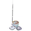 Комплект для прибирання MOP BUCKET SET швабра з віджимом 119 см і відром 7 л Блакитний Household HP-35015-45 - мініатюра 1