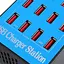 Мультизарядний пристрій Addap на 20 USB MCS-A5+ док-станція 100 W (MCS-A5+) - мініатюра 7