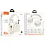 Накладні бездротові навушники Hoco W52 Wonderful Milky White - мініатюра 3