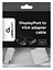 Переходник Cablexpert DisplayPort - VGA 0,15 м White (A-DPM-VGAF-02-W) - миниатюра 3