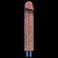 Вібратор Lovetoy Real Softee 9" Platinum Silicone 22.8 см коричневий - мініатюра 5