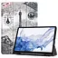 Чехол SlimTPU Spen holder Samsung Galaxy Tab S10+ Plus/S9 Fe+/S9 Plus Эйфелева Башня - миниатюра 6