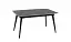 Стол Люкс черный мат 1400/2000х900х760 черные ноги - миниатюра 1
